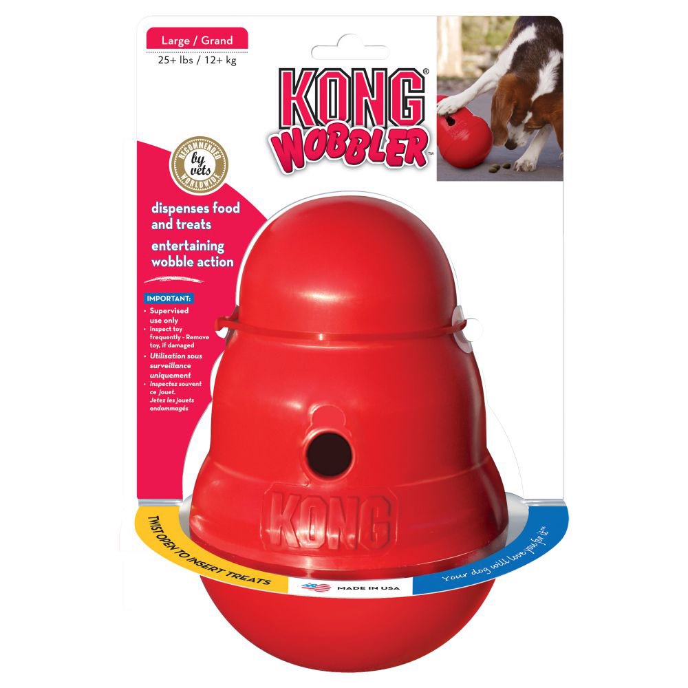Wobbler Treat Toy for Dogs (Red) 1 Unit - Default Title - product image 2