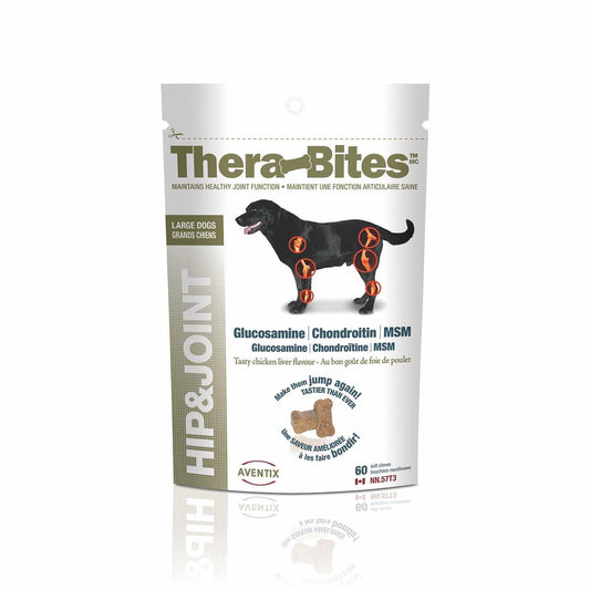 Thera-Bites Hip & Joint for Large Dogs (Chicken and Liver) 60 Soft Chews - Default Title - product image 1