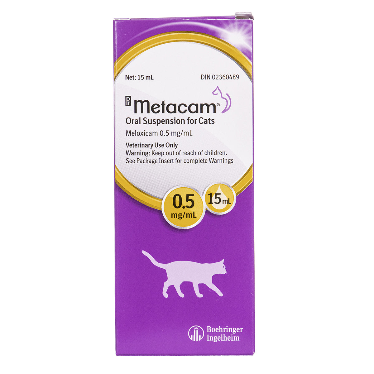 Metacam Cat Oral Suspension, 0.5 mg/ml, 15 mL - view 2