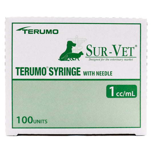 Sur-Vet 1 mL Syringe with LS Needle Box of 100 Syringes 25 G x 0.625 in - Default Title - product image 1
