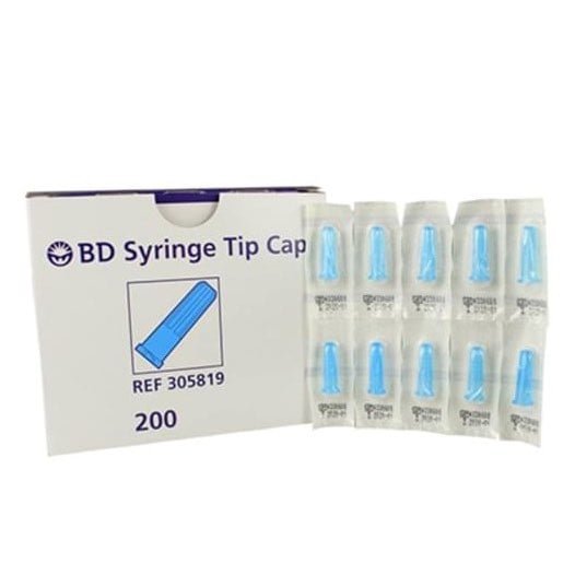 Luer Lock Syringe Tip Cap 200 Units - Default Title - product image 1