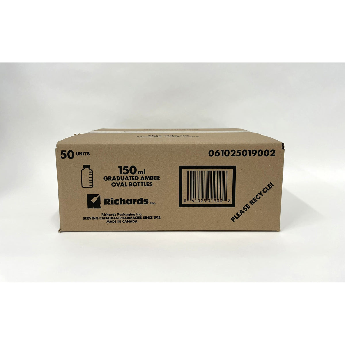 Bottle Amber Plastic Graduated with Regular Cap - 150 mL - product image 5