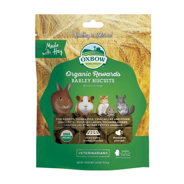 Organic Rewards Barley Biscuits for Small Pets 75 g Bag - view 3