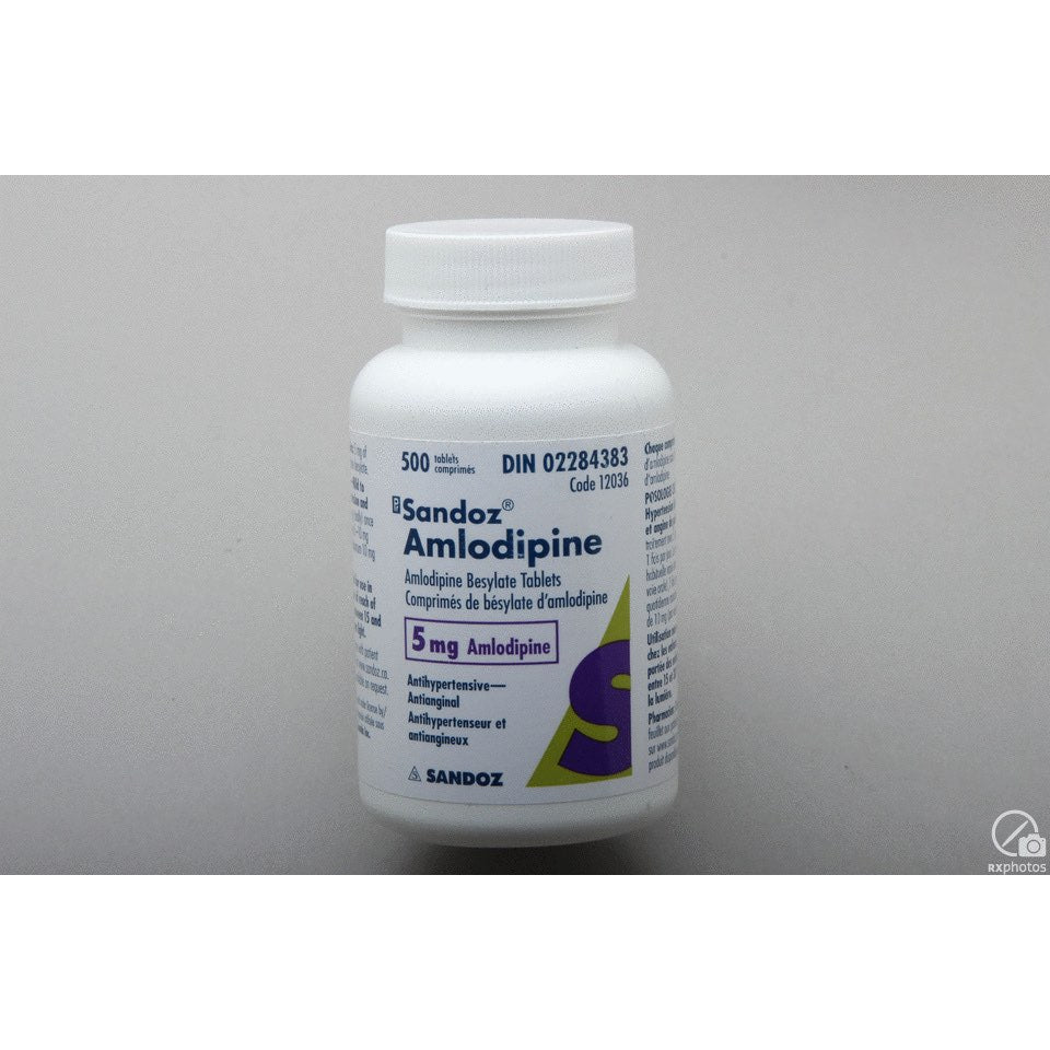 Amlodipine, 5 mg, 100 Tablets - view 1