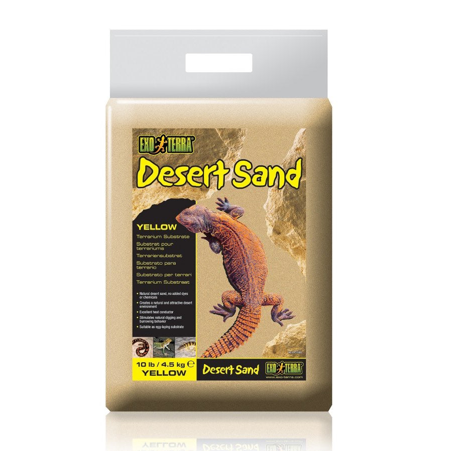 Desert Sand Substrate for Exotic Pets (Yellow) 4.5 kg Bag - Default Title - product image 1