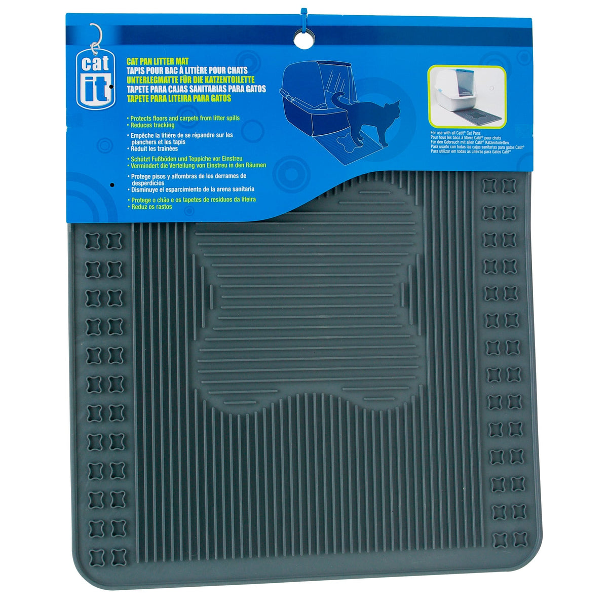 Litter Pan Mat for Cats (Grey) 1 Unit - Default Title - product image 1