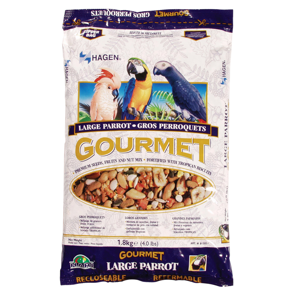 Large Parrot Mix for Birds (Gourmet) 1.8 kg Bag - Default Title - product image 1
