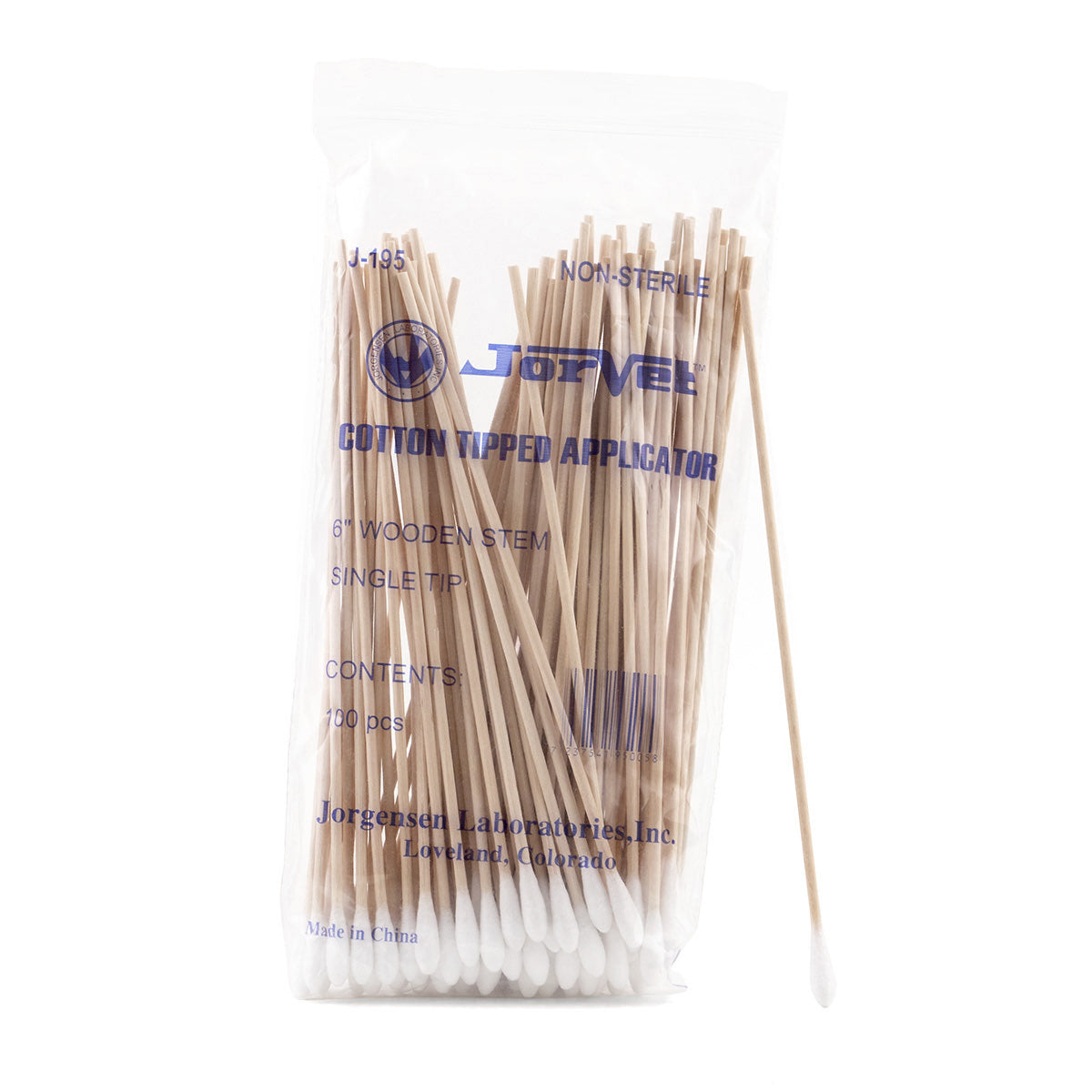 Applicators (6 in) Pack of 100 Units Cotton - Default Title - product image 1