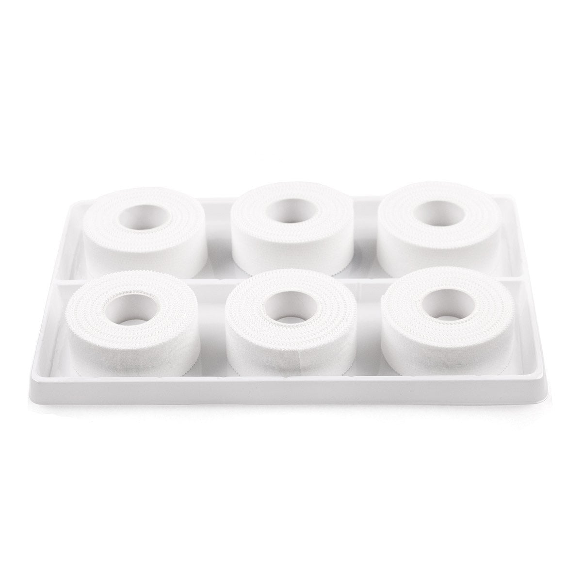 Standard White Porous Surgical Adhesive Tape Box of 12 Rolls 1 in x 10 Yd - Default Title - product image 1