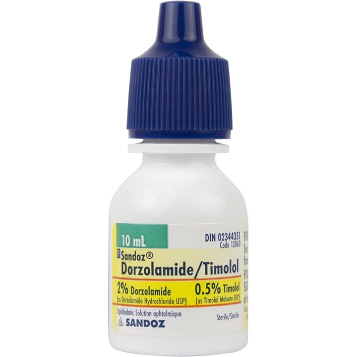 Dorzolamide/Timolol Ohthalmic Solution, 2/0.5 %, 10 mL - view 1