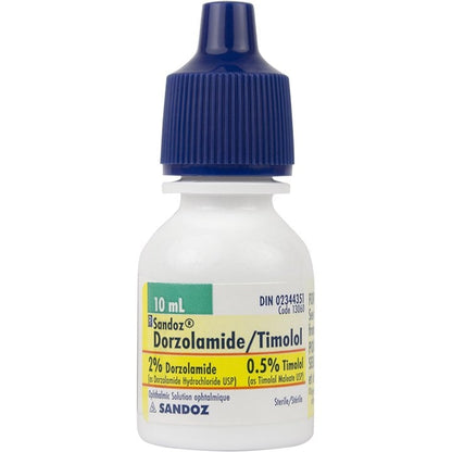 Dorzolamide/Timolol Ohthalmic Solution, 2/0.5 %, 10 mL - view 1