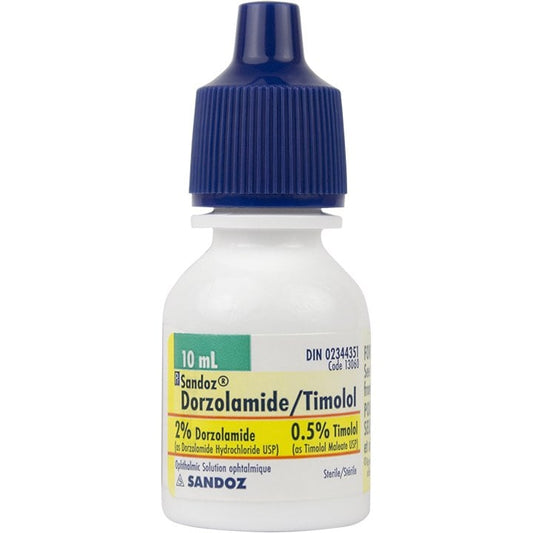 Dorzolamide/Timolol Ohthalmic Solution, 2/0.5 %, 10 mL - view 1