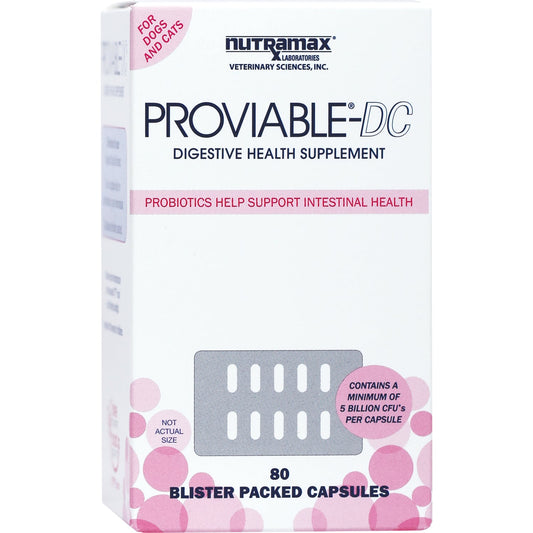Proviable Dc for Cats and Dogs Capsule - 80 Cap - product image 1