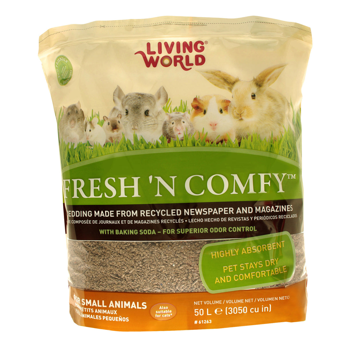 Fresh N Comfy Recycled Paper Bedding for Small pets - 50 L - product image 1