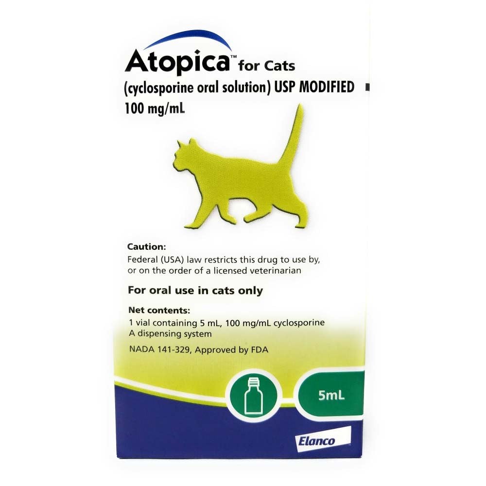 Atopica for Cats, 100 mg/ml, 5 mL - view 1