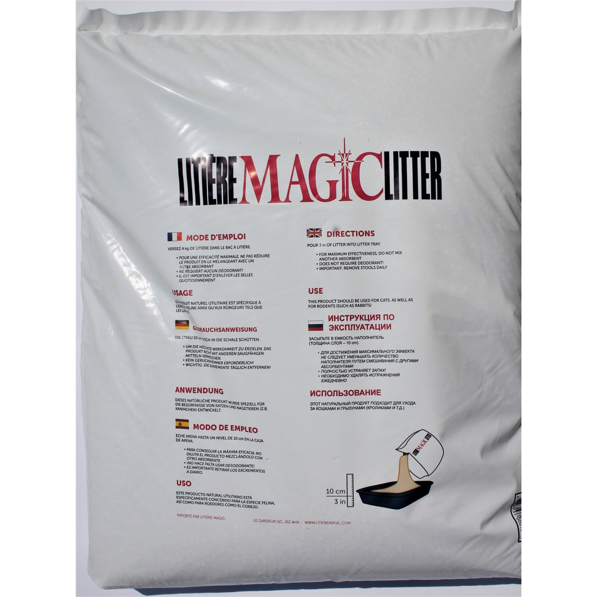 Magic Litter Non Clumping Litter for Cats - 16 kg - product image 2