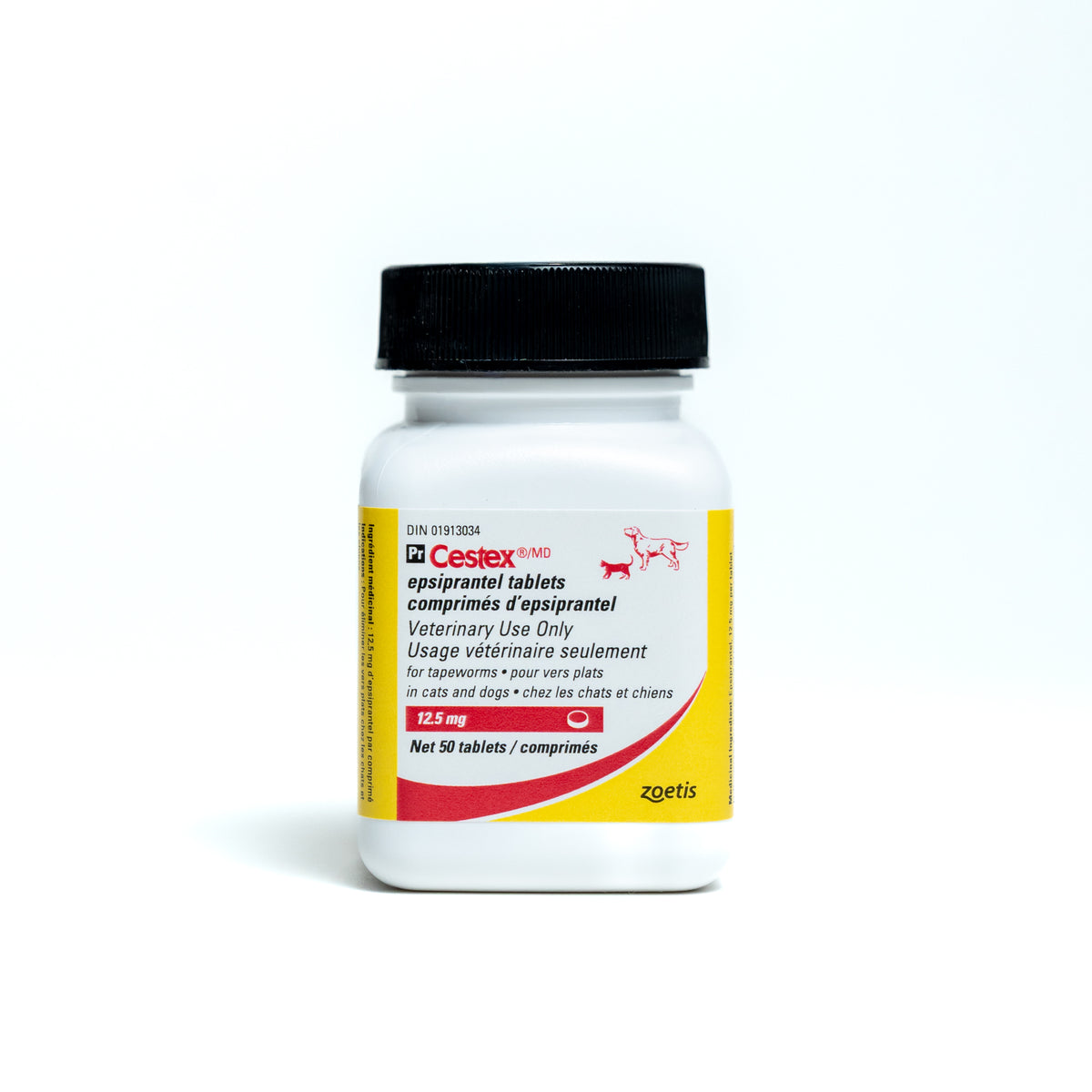 Cestex for Dogs, 12.5 mg, 50 Tablets