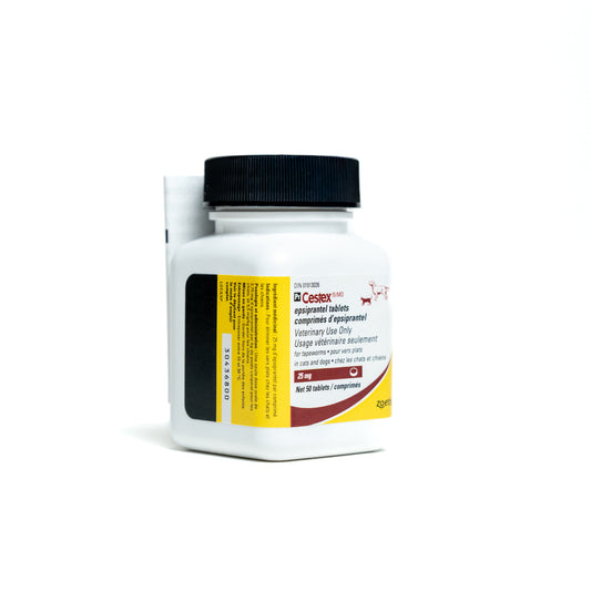 Cestex for Dogs, 25 mg, 50 Tablets