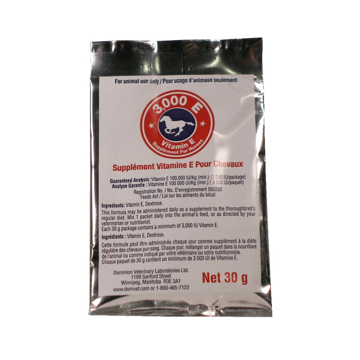 3000 E for Horses Pack of 25, 30 g 30000 I.U - Default Title - product image 1
