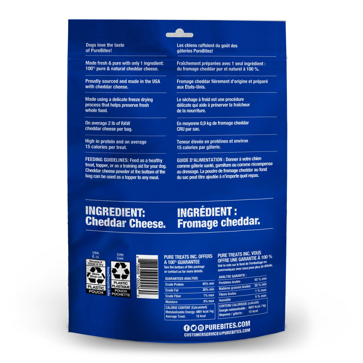PureBites for Dogs - Cheese / 470 g - product image 2