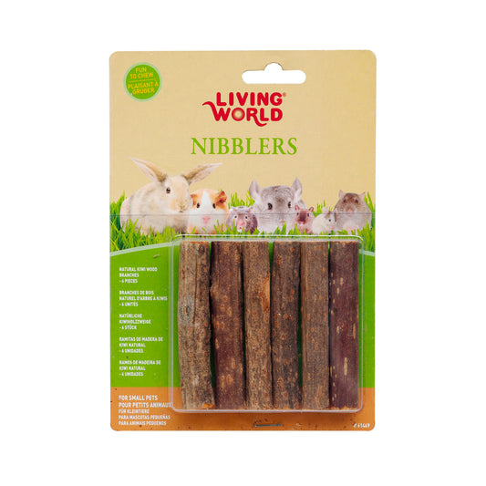 Nibblers Wood Chews Sticks for Small Pets (Kiwi) Pack of 6 - Default Title - product image 1