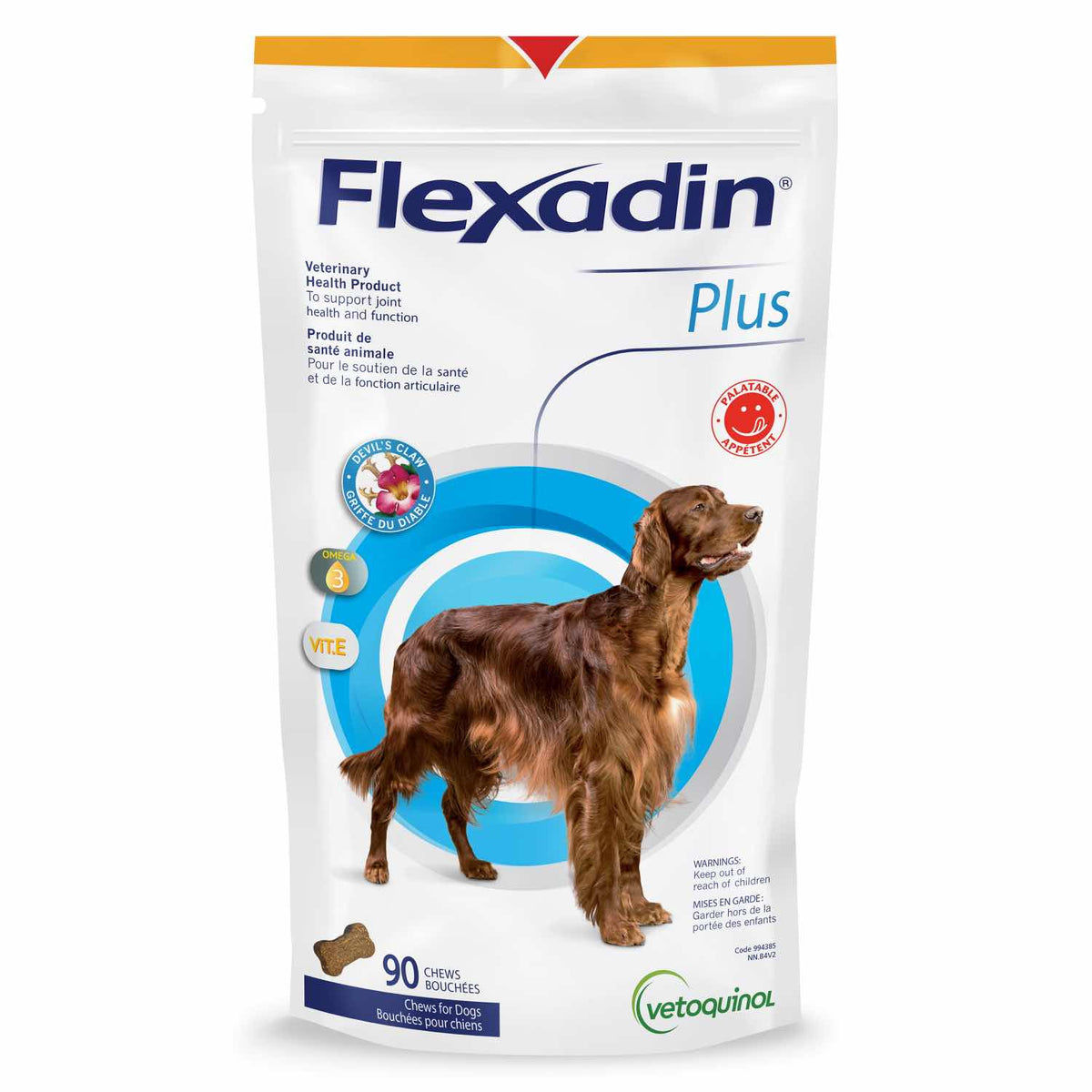 Flexadin Plus for Medium and Large Dogs (Chicken and Liver) 90 Soft Chews - Default Title - product image 1