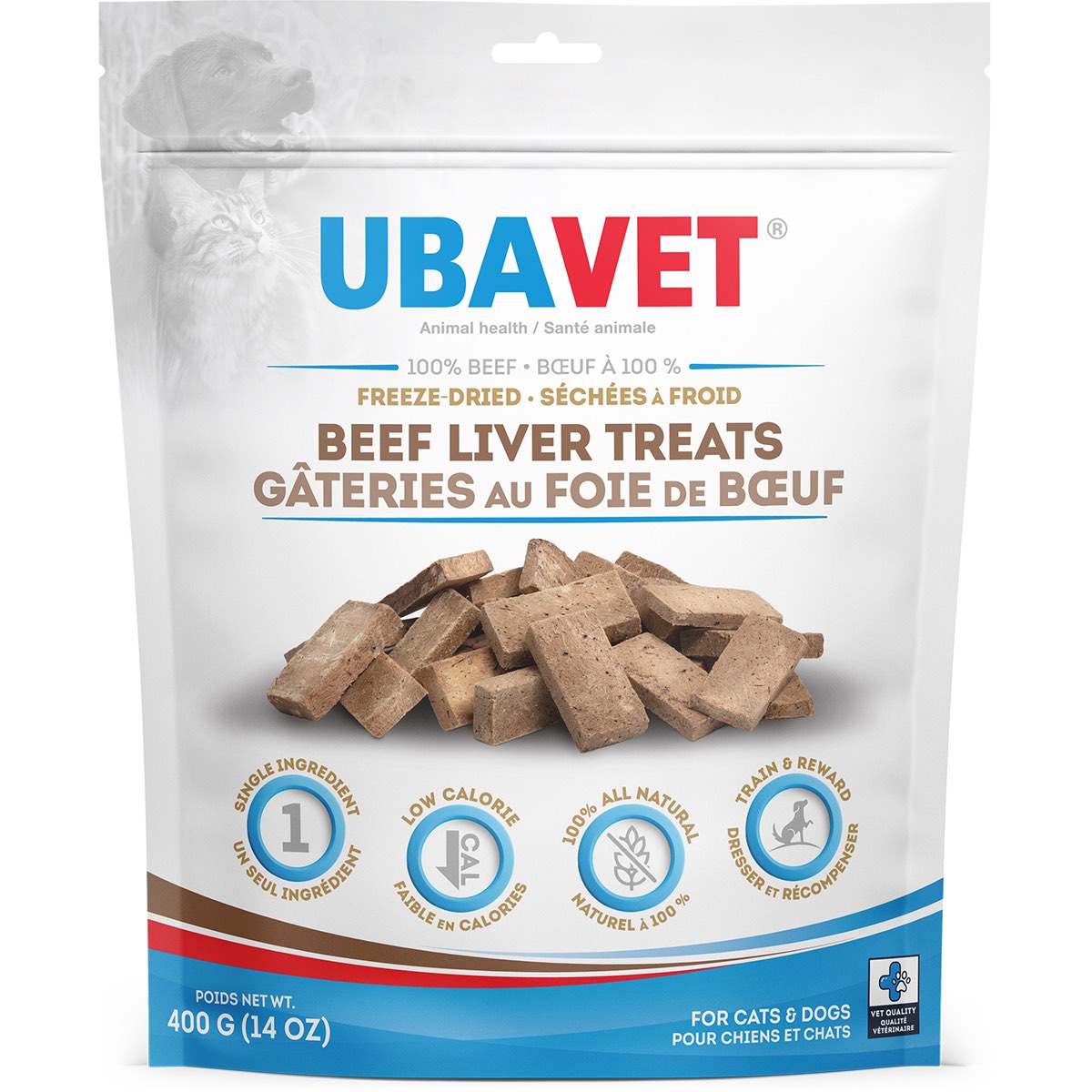 Freeze Dried Beef Liver Treats for Cats and Dogs - 400 g - product image 1