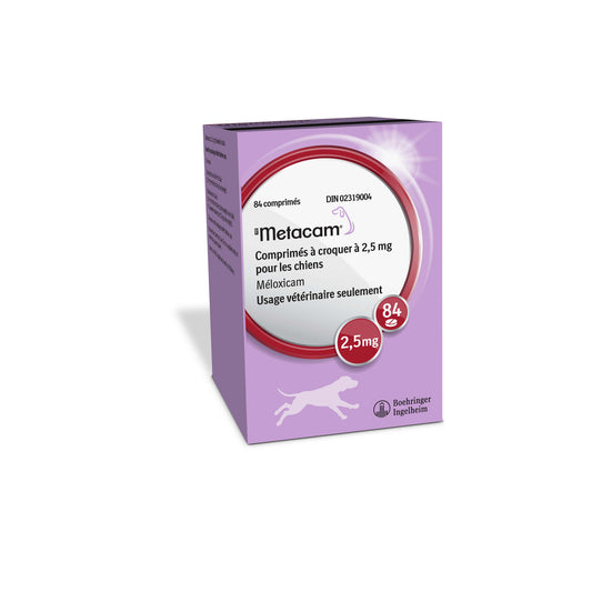 Metacam Tablets for Dogs, 2.5 mg, 84 Chews - view 1