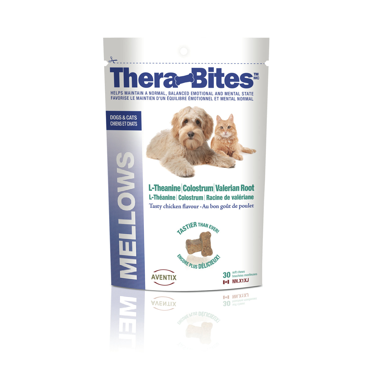 Thera-Bites Mellows for Dogs (Chicken) 30 Soft Chews - Default Title - product image 1
