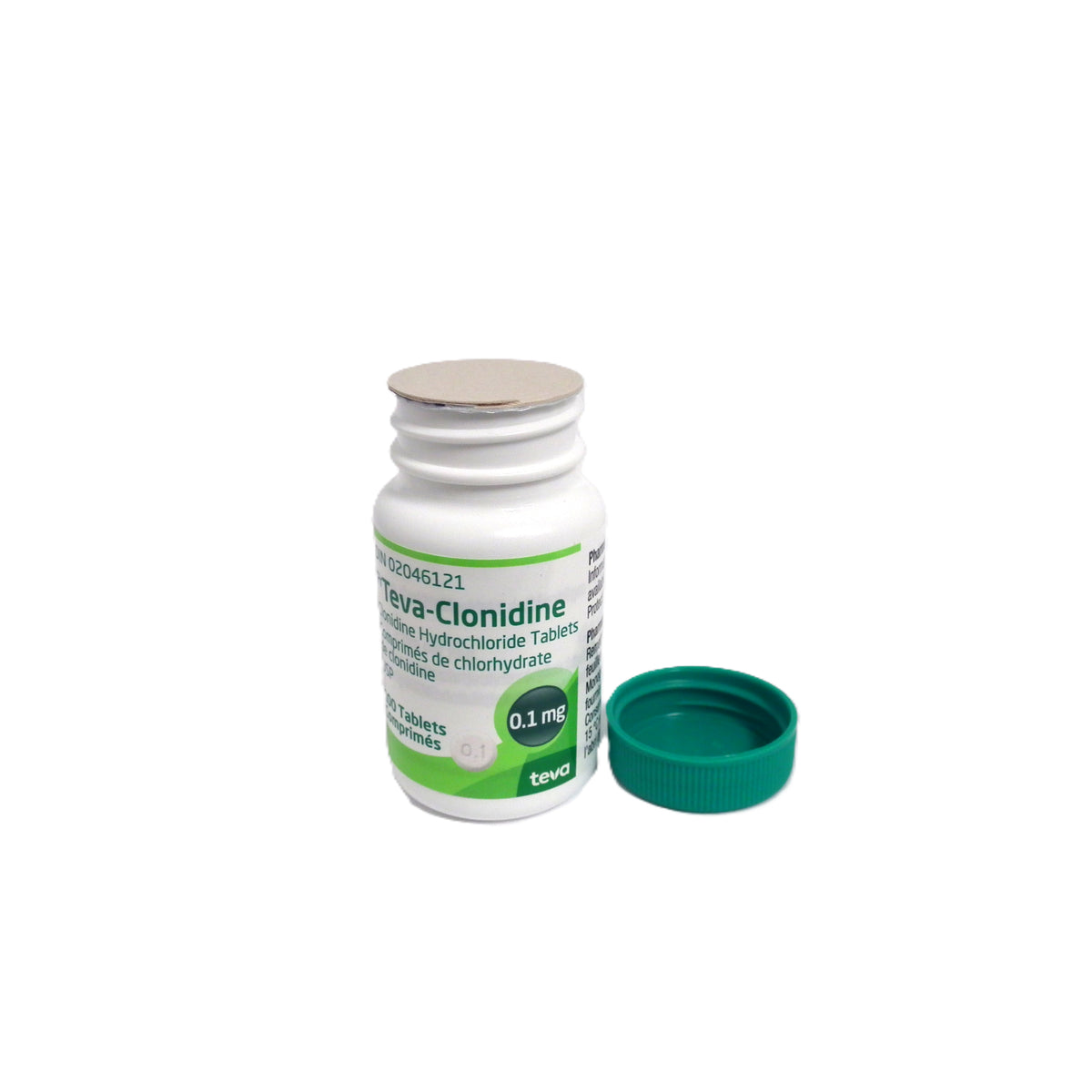 Clonidin, 0.1 mg, 100 Tablets - view 1