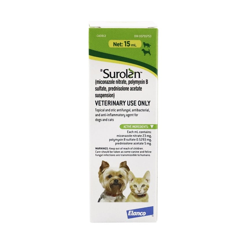 Surolan for Dogs, 23 mg/ml, 15 mL