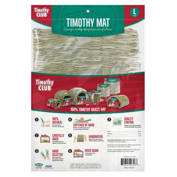 Timothy Club Hay Mat for Exotic Pets 1 Unit - Default Title - product image 2