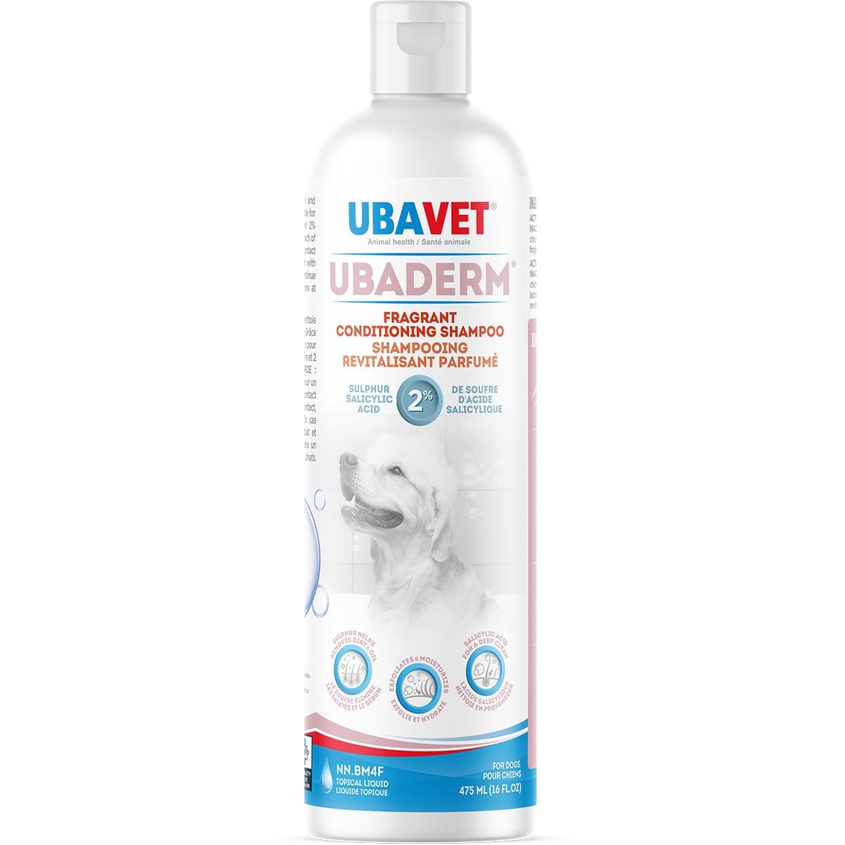 Ubaderm Shampoo for Dogs 475 mL Bottle - Default Title - product image 1