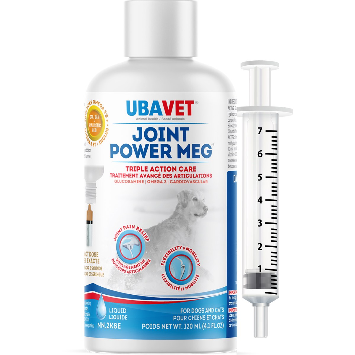 Joint Power Meg Maximum Joint Care for Cats and Dogs - 120 mL - product image 1
