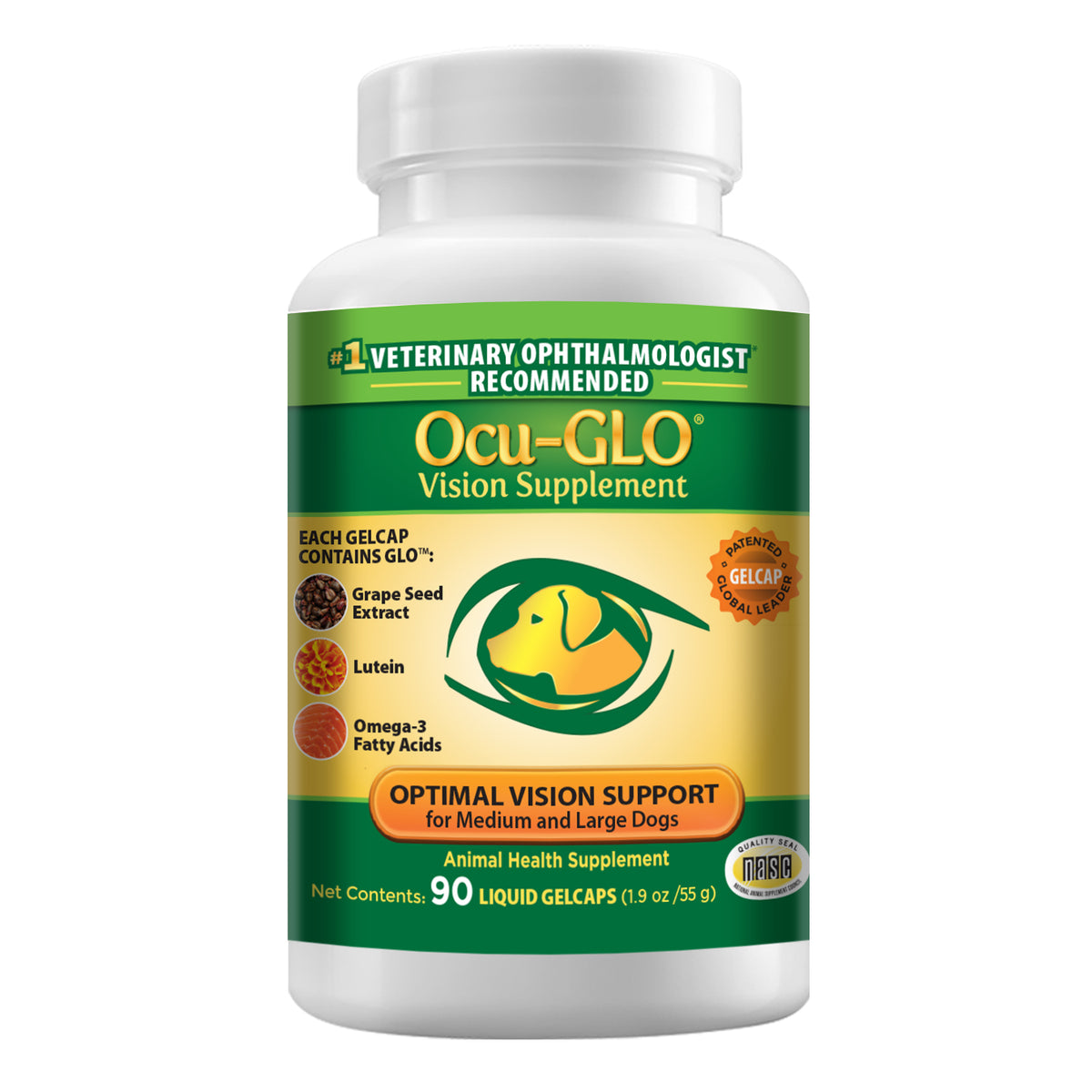 Ocu-GLO for Medium and Large Dogs 90 Cap - Default Title - product image 1