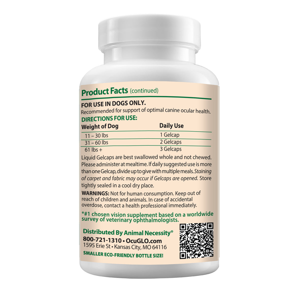 Ocu-GLO for Medium and Large Dogs 90 Cap - Default Title - product image 3