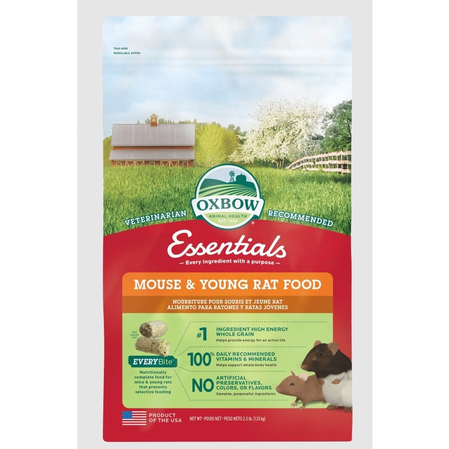 Essentials Mouse and Young Rat Food for Small Pets (Original) 1.13 kg Bag - Default Title - product image 1