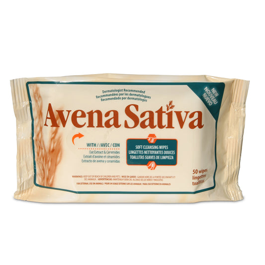 Avena Sativa Soft Cleansing Wipes (Pack of 50) for Cats and Dogs - Default Title - product image 1