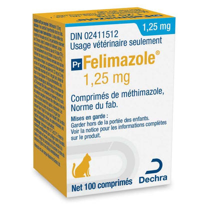 Felimazole for Cats, 1.25 mg, 100 Tablets - view 1