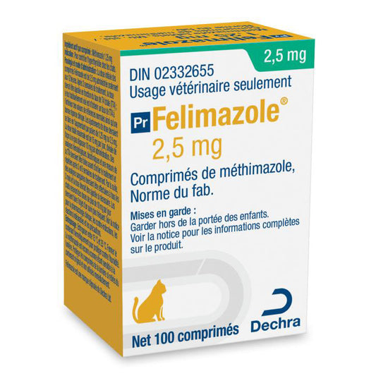 Felimazole for Cats, 2.5 mg, 100 Tablets - view 1