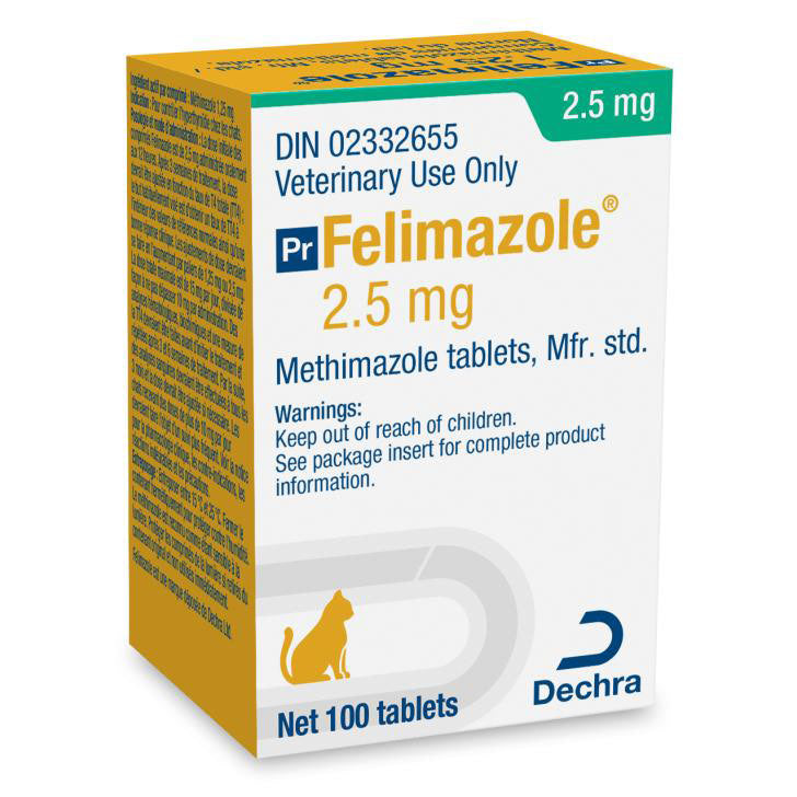 Felimazole for Cats, 2.5 mg, 100 Tablets - view 2