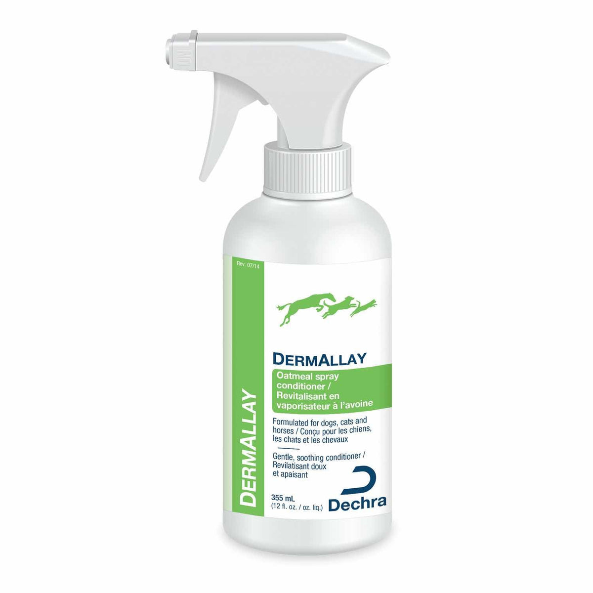 DermAllay Oatmeal Spray Conditioner for Cats, Dogs and Horses 355 mL Bottle - Default Title - product image 1