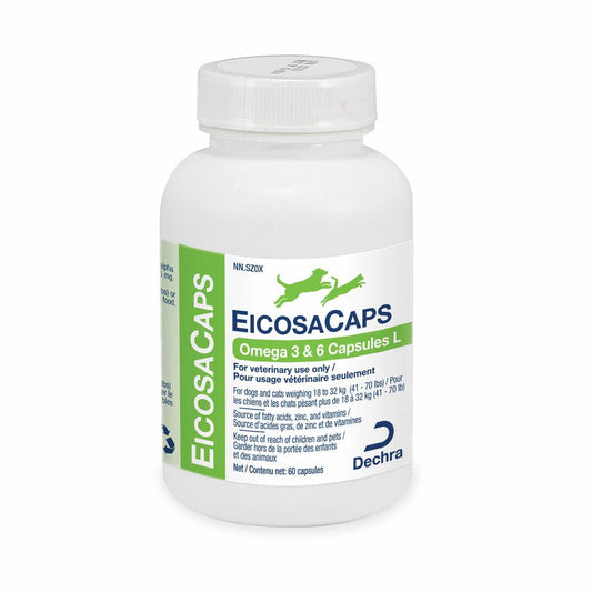 Eicosacaps Omega 3 6 for Cats and Dogs Capsule - 18-32 kg - product image 1