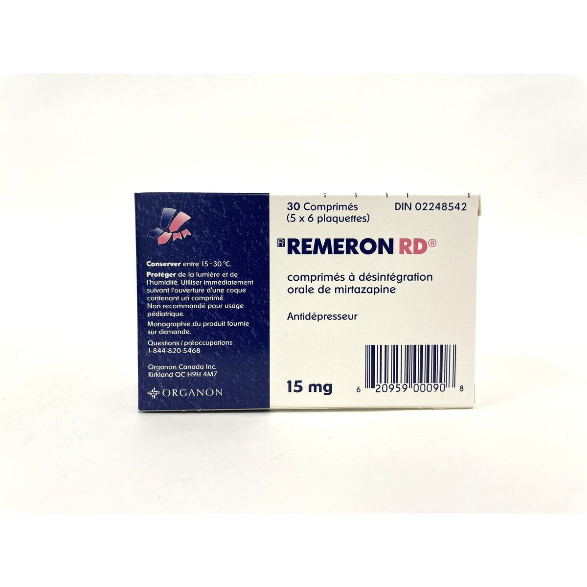 Remeron RD Tablet (Orally Disintegrating) 1 Bottle of 30 Tablets - view 1