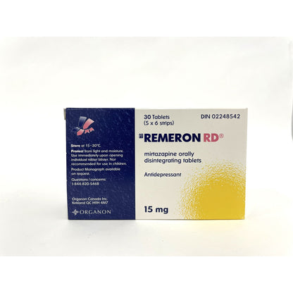 Remeron RD Tablet (Orally Disintegrating) 1 Bottle of 30 Tablets - view 2