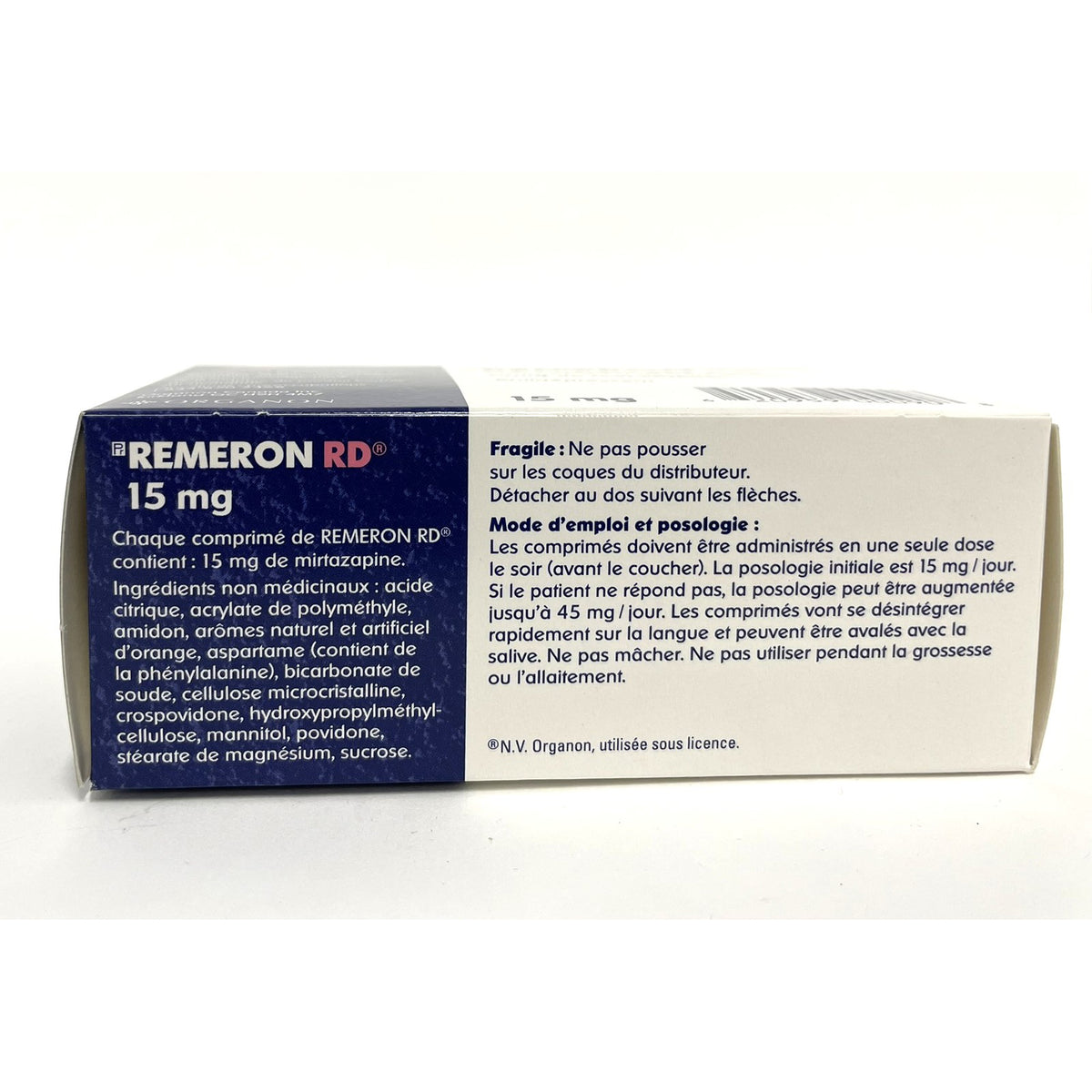 Remeron RD Tablet (Orally Disintegrating) 1 Bottle of 30 Tablets - view 3