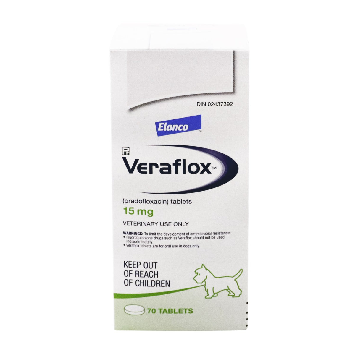 Veraflox Tablet for Dogs, 15 mg, 70 Tablets