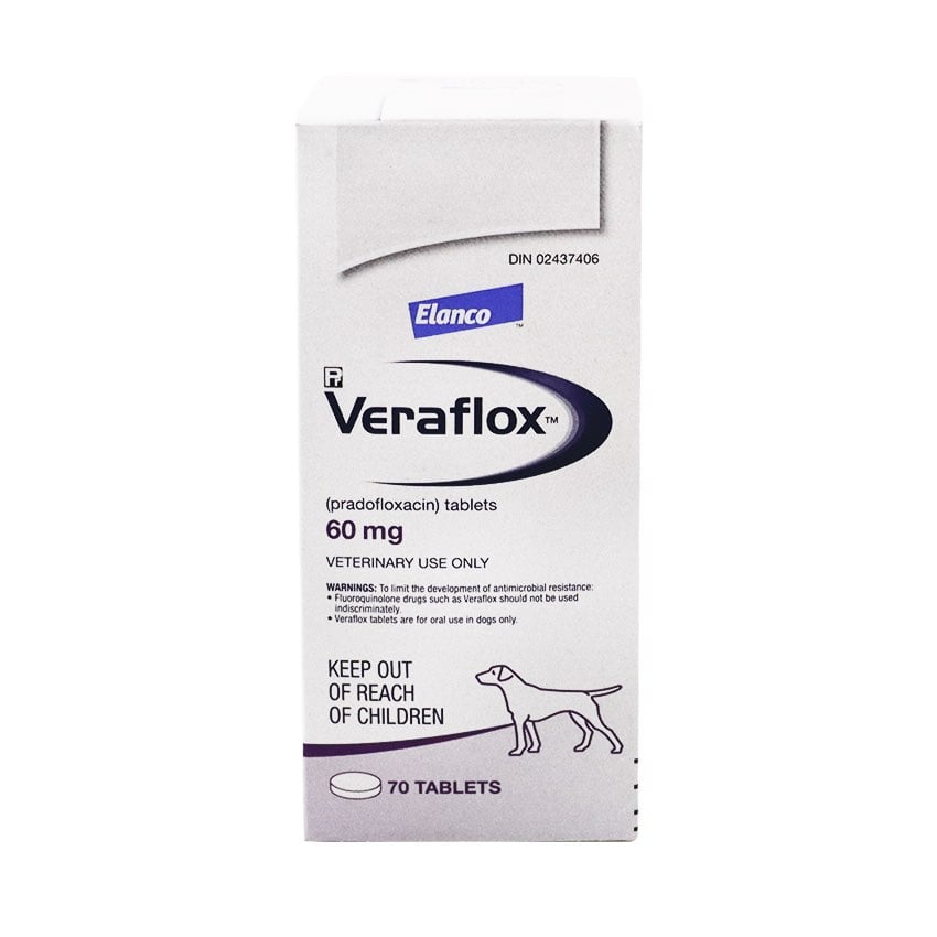 Veraflox Tablet for Dogs, 60 mg, 70 Tablets