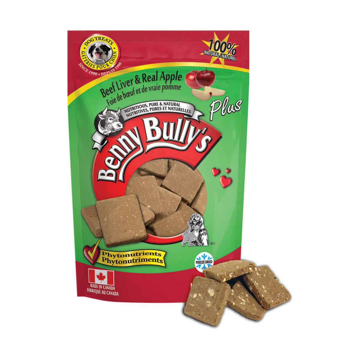 Liver Chops Plus Dog Treats - Liver and Apple - product image 1
