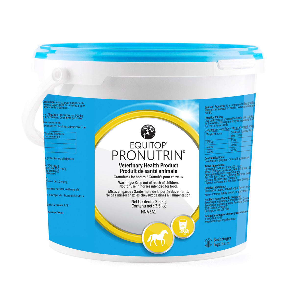Equitop Pronutrin for Horses 3.5 kg Pail - Default Title - product image 1